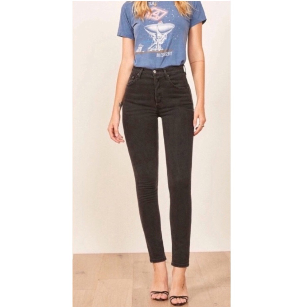 reformation selma high & skinny jean